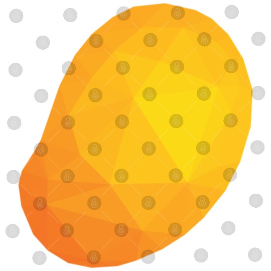 Mango Low Poly Digital Files