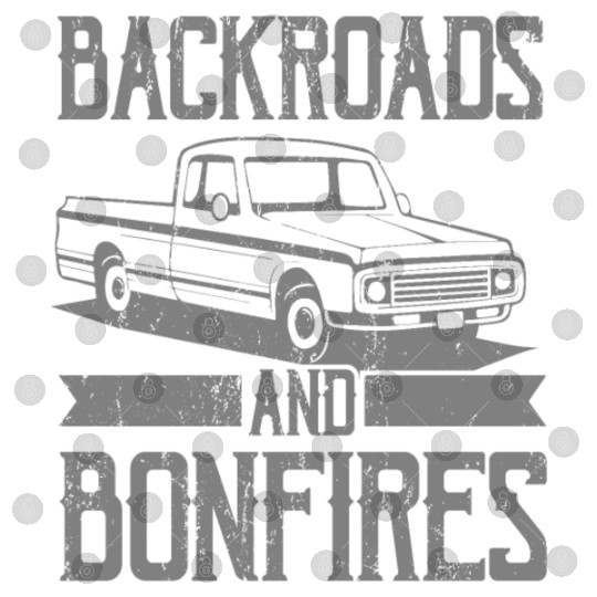 BACKROADS AND BONFIRES Square Body Truck Pickup Digital Files