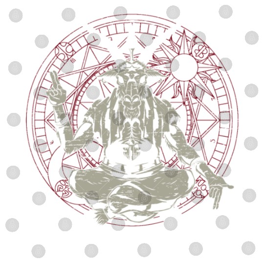 Baphomet Pentagram Nu Goth Occult Witch Satanism Digital Files