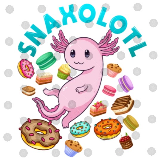 Axolotl Snack Snaxolotl Digital Files