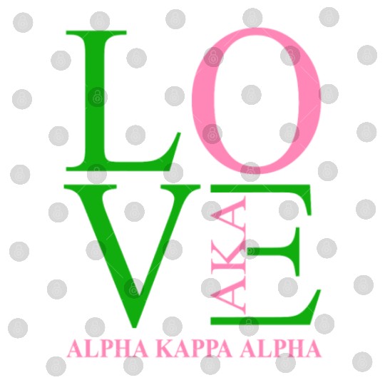 Aka Digital Files Love Sorority Gift Alpha Kappa Aka Parap