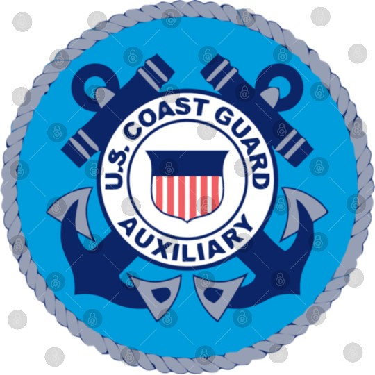 Us Coast Guard Auxiliary Homeland Security Patch Digital Files