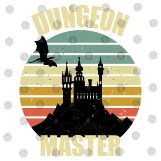 Dungeon Master - Bez I'm DM Smiles Retro Dragon Digital Files