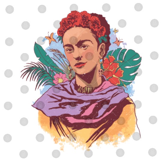 FRIDA KAHLO COLOR PORTRAIT Digital Files