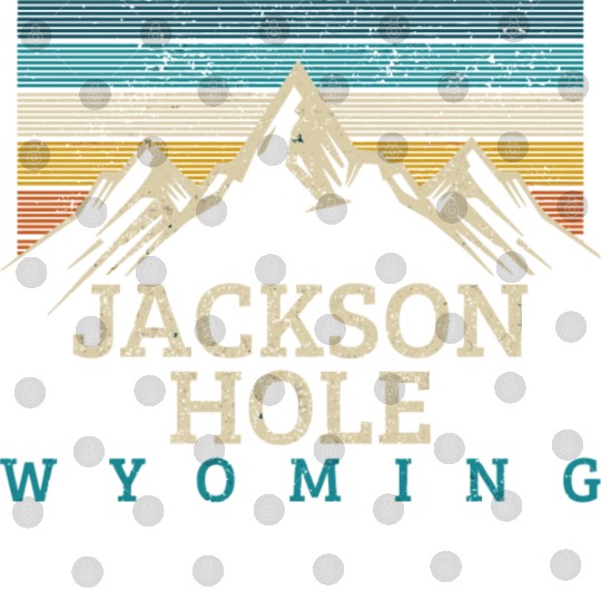 Jackson Hole Wyoming Vintage Mountains Nature Souv Digital Files