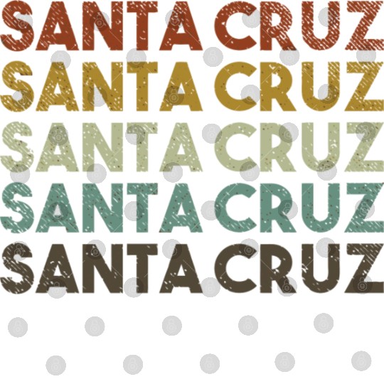 Retro Santa Cruz California Digital Files