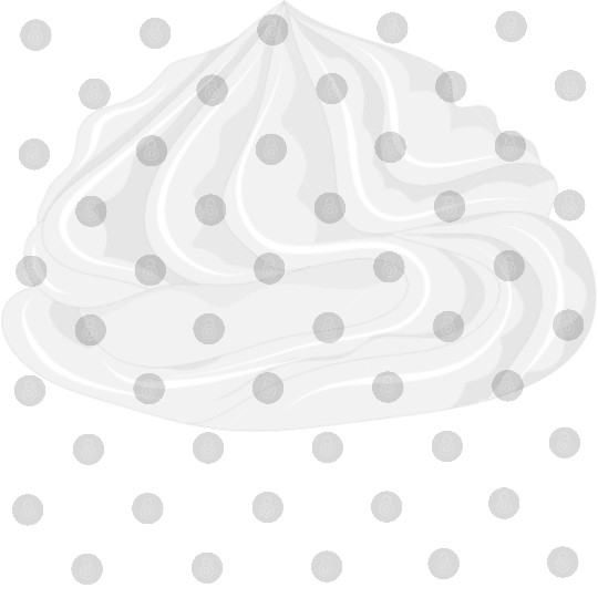 snow-white delicious whipped cream for garnish Digital Files