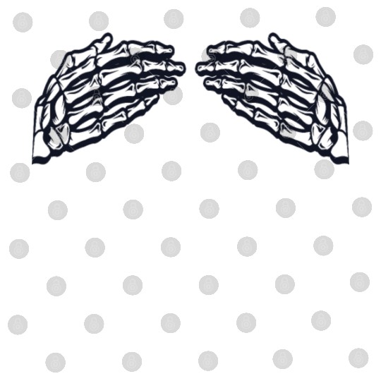 Women's Skeleton Hands Breasts Digital Files