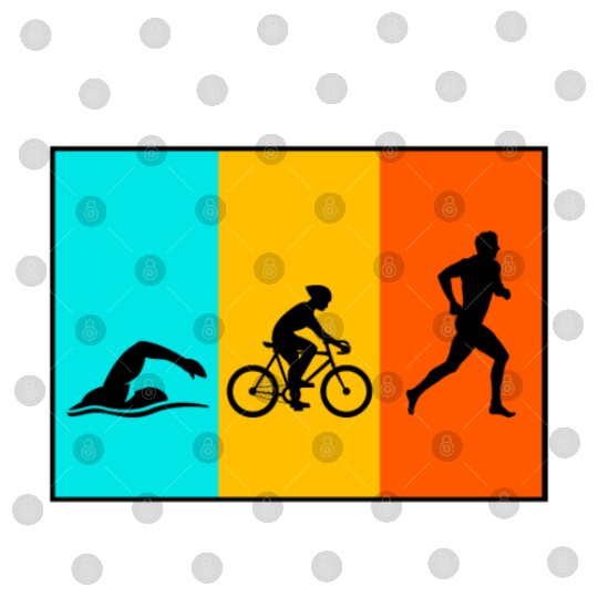 Swim Bike Run Triathlon Triathlete Husband Wife Digital Files