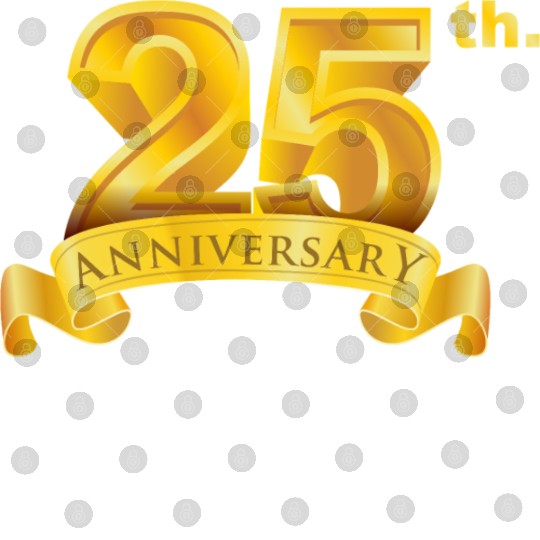 25th anniversary & birth day luxury golden number Digital Files