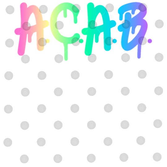 ACAB Rainbow Drip Digital Files