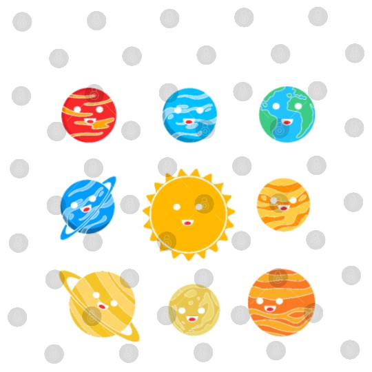 Solar System Science Just A Boy Who Loves Planets Digital Files