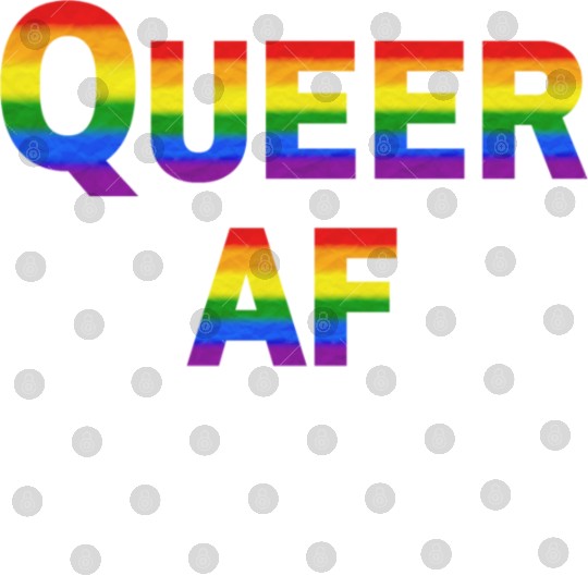 Queer AF Rainbow Spectrum Digital Files