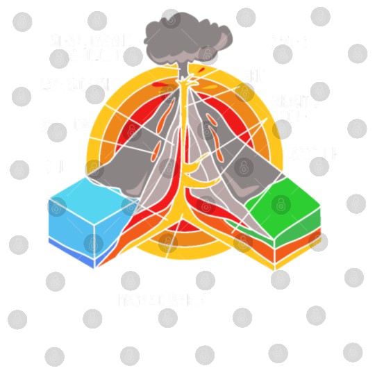 Geology Science Teacher Rocks Volcano Anatomy Kids Digital Files