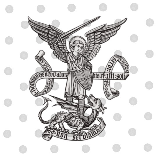 Saint St Michael Catholic Archangel Angel Defender Digital Files