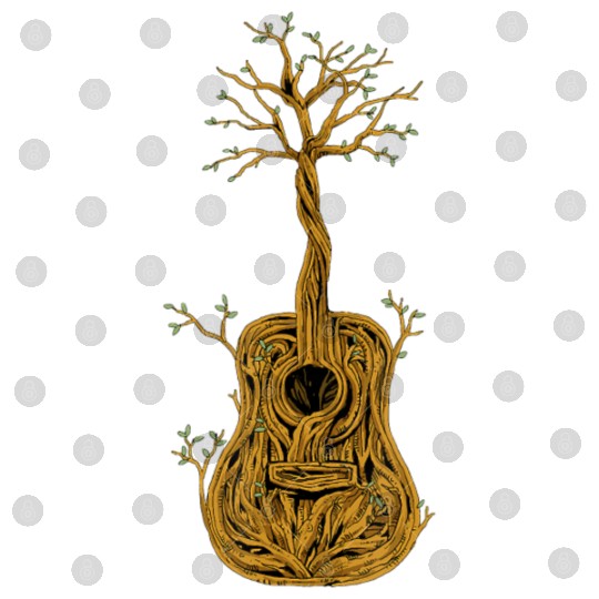 Guitar Tree of Life Nature Guitarist Gift Digital Files