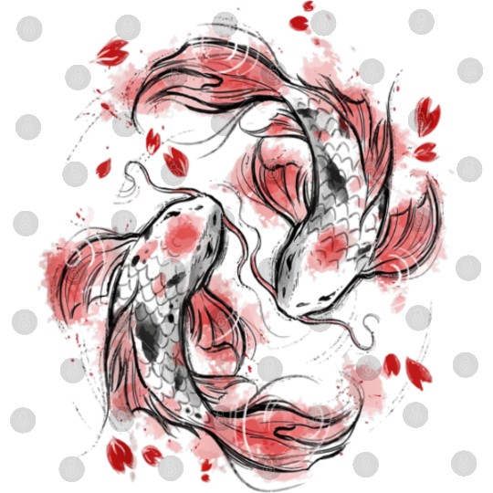 Japanese Koi Fish I Koi Carp Pond Japan Tattoo Digital Files