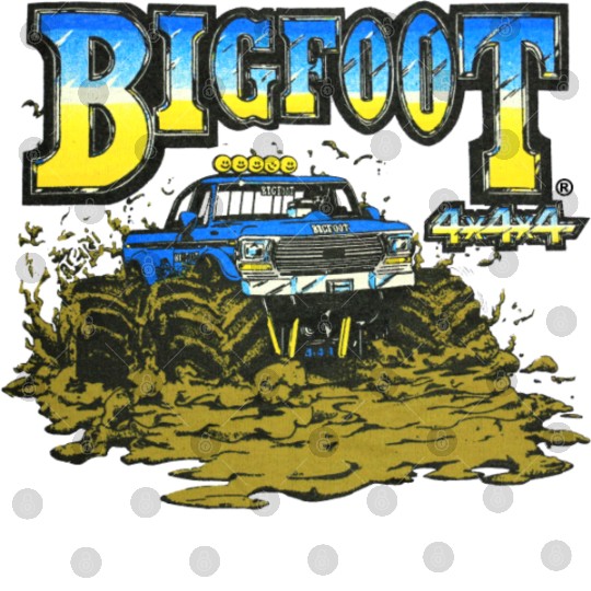 Classic BIGFOOT In The Mud Digital Files