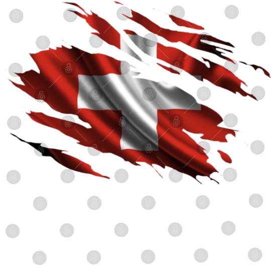 Switzerland Ripped Flag Digital Files