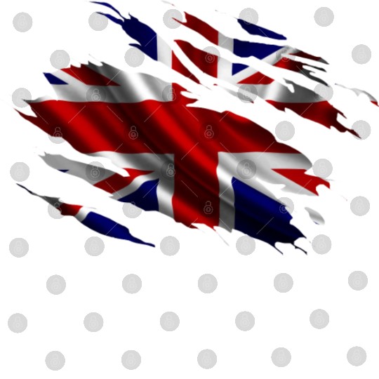 United Kingdom Ripped Flag Digital Files