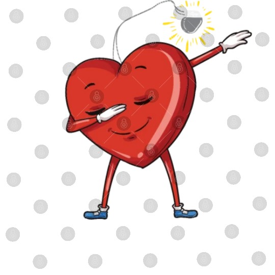 The Beat Goes On Dabbing Heart With Pacemaker Reci Digital Files