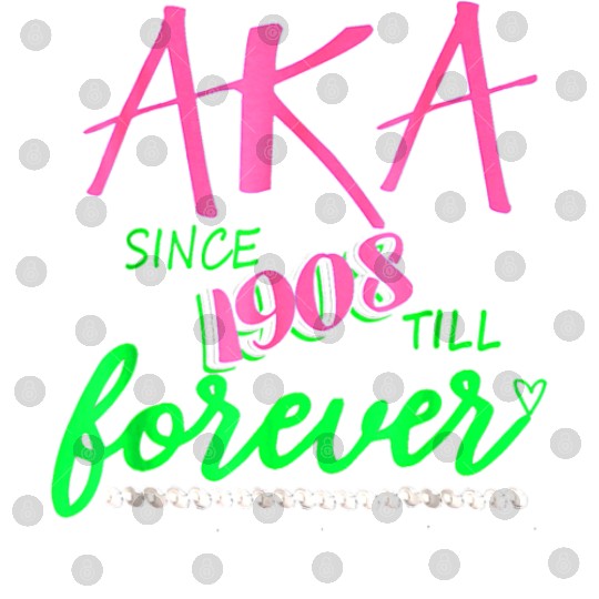 AKA Sorority Alpha Kappa Pink And Green Twenty Pea Digital Files