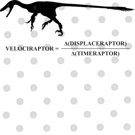 Velociraptor Science Joke Digital Files
