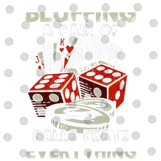 Funny Poker Bluffing Balls Distressed Texas Hold E Digital Files