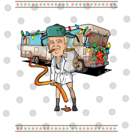 Donald Trump Cousin Eddie Christmas Digital Files Shitte