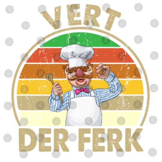 Vintage Vert Der Ferk ? The Swedish Chef Men Digital Files