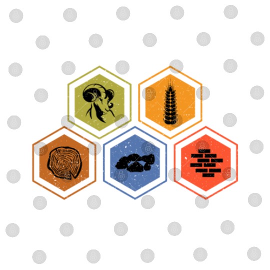 Settle Down Board Game Night Settle Trade Build Digital Files