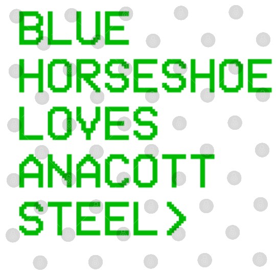 Blue Horseshoe Loves Anacott Steel Digital Files