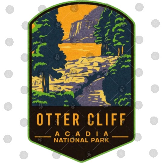 Otter Cliff Acadia National Park Digital Files