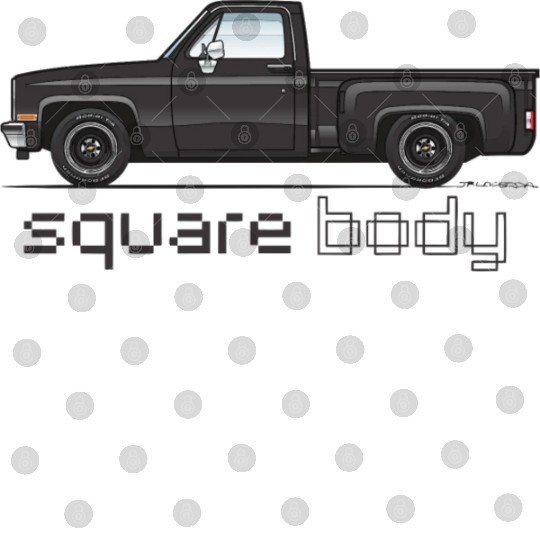Square Body Black Digital Files