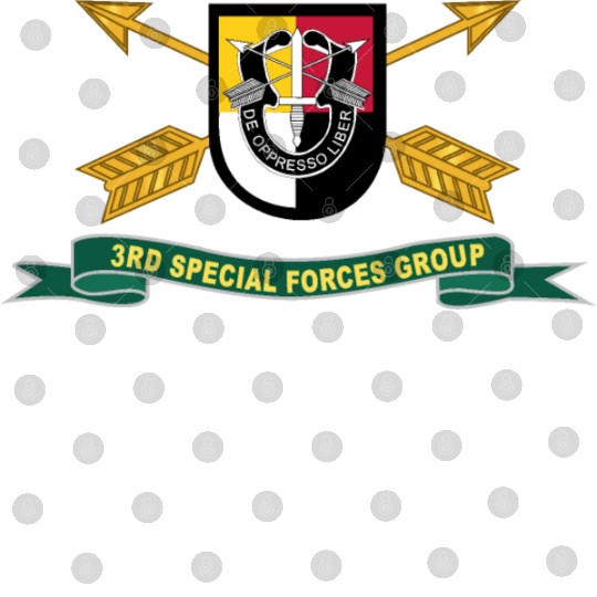 Army 3rd Special Forces Group Flash w Br Ribbon Digital Files
