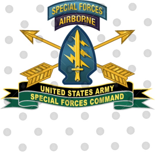 Army US Army Special Forces Command SSI Digital Files