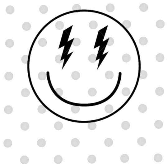 Lightning Smiley Face Emoticon Happy Face Smileyhi Digital Files
