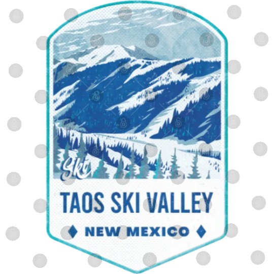 Ski Taos Valley New Mexico Digital Files
