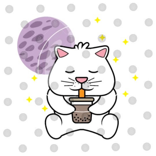 Kawaii Cat Space Pet Lover Gift Digital Files