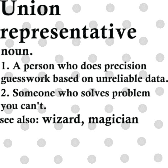 Union Representative Funny Definition Digital Files
