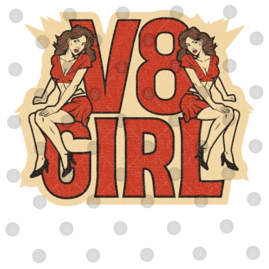 Muscle Car Girl - V8 Girl Digital Files