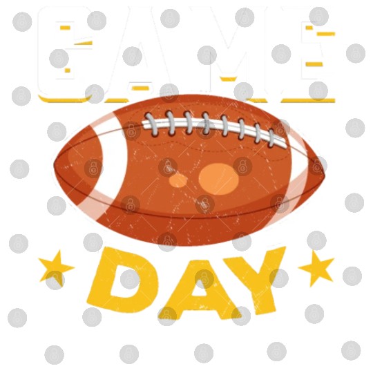 Football Game Day American Football Digital Files