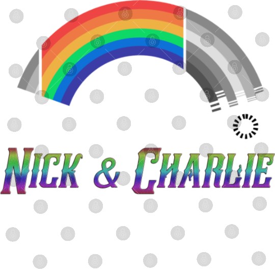 Heartstopper Rainbow LBGTQIA+ Nick and Charlie Digital Files