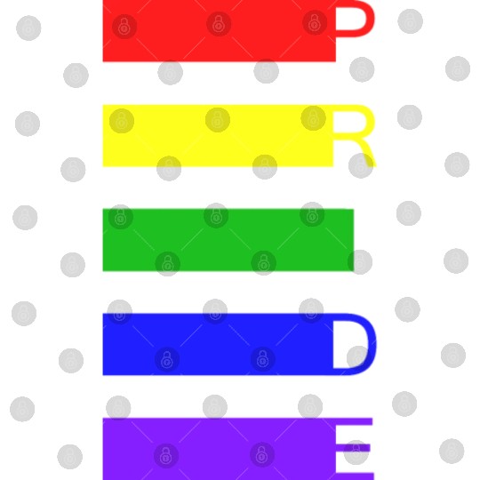 PRIDE Rainbow Flag Colors Digital Files