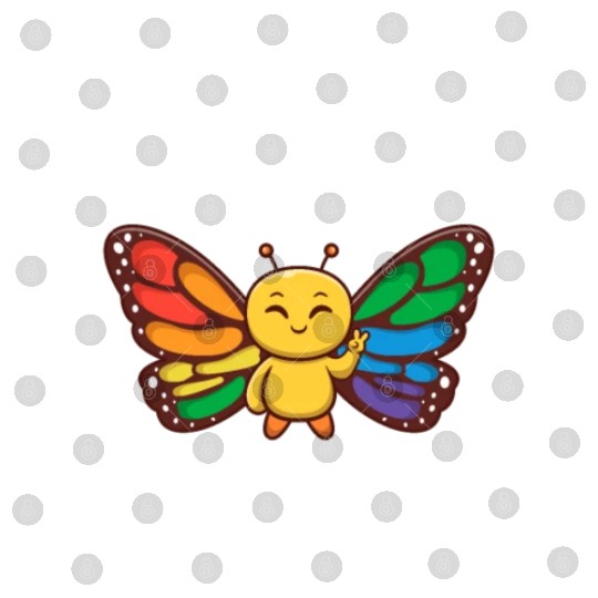 Gay Pride Month Monarch Butterfly Coming Out Of Digital Files