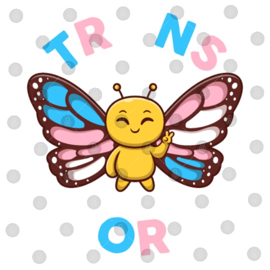 Transgender Monarch Butterfly Trans Form Kawaii Digital Files