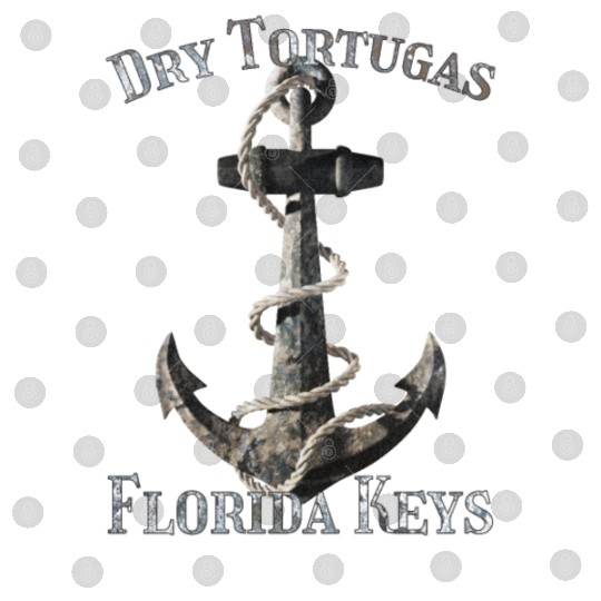 Dry Tortugas Florida Keys Vacation Nautical Anchor Digital Files