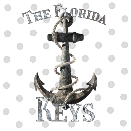 Florida Keys Vacation Nautical Anchor Sailing Digital Files