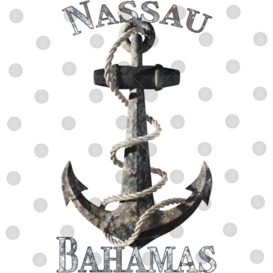 Nassau Bahamas Nautical Anchor Sailing Digital Files