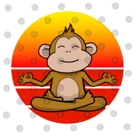 Yoga Monkey, Meditation Yoga For Children And Digital Files